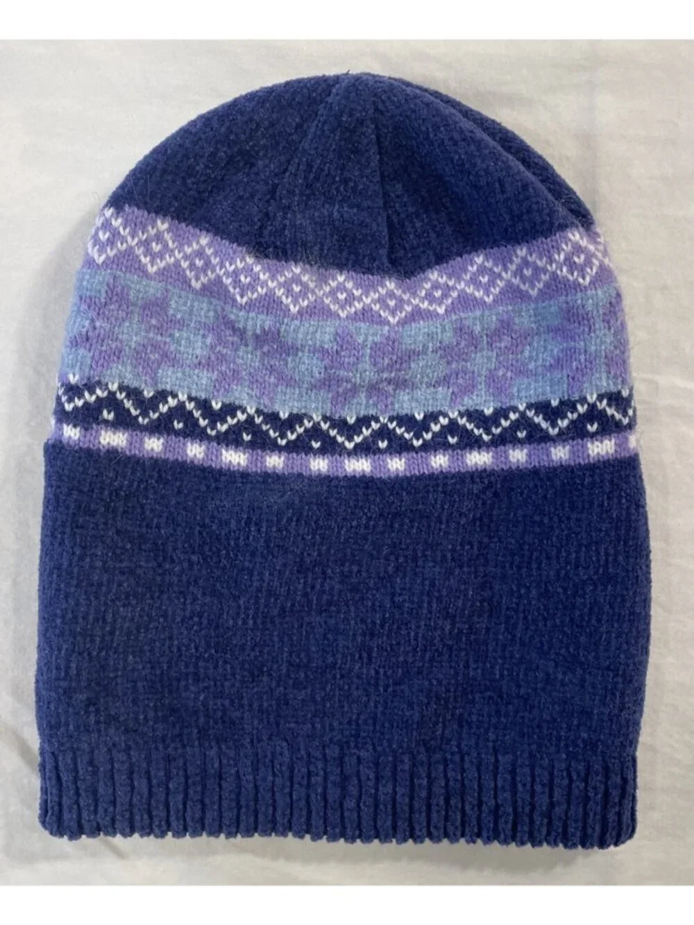 Women's Berkshire Fashions Beanie & Gloves Purple One Size